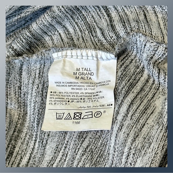 Old Navy Dress, Size Med Tall, Stretchy salt & pepper EUC! S/F - Picture 7 of 7